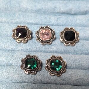 Ginger Snap Charms Lot Of 5. Snap Jewelry.